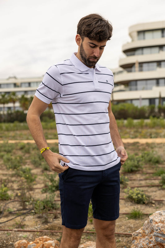 Polo Rayas Blanco | Cuba