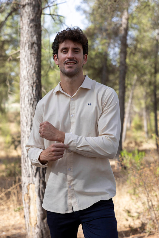 Camisa Estructura Crema