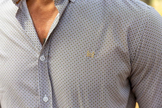 Camisa Estampada Marrón | Torrejón