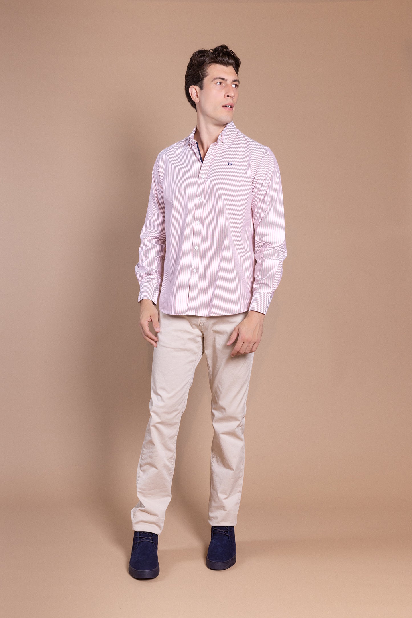 Camisa Rayas Oxford Burdeos | Córdoba