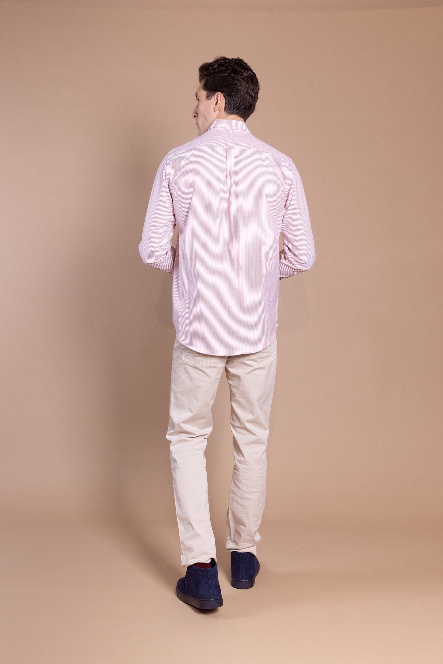 Camisa Rayas Oxford Burdeos | Córdoba