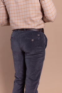 Pantalón Pana Gris Plomo
