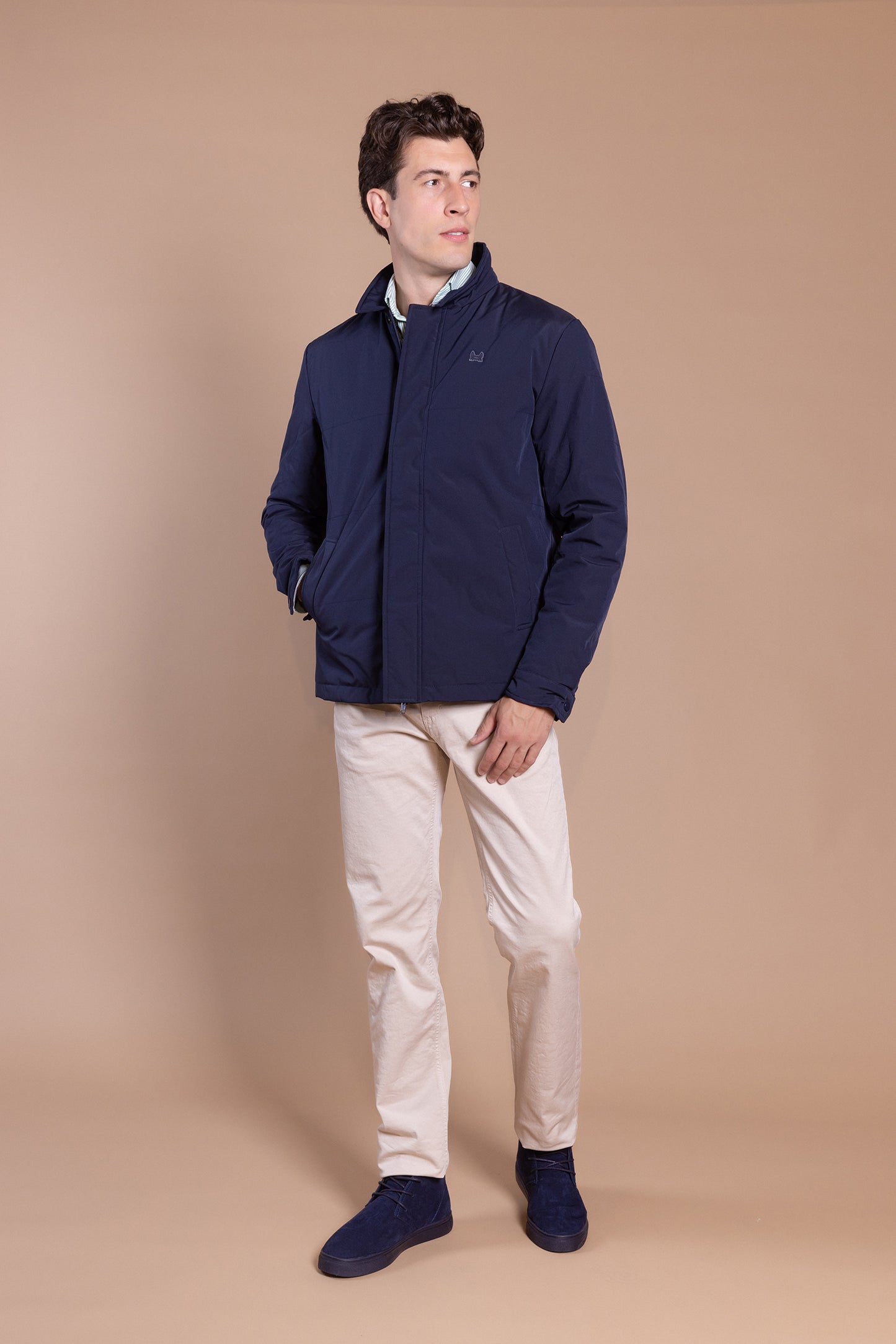 Chaqueta Bomber Marino | Fuji