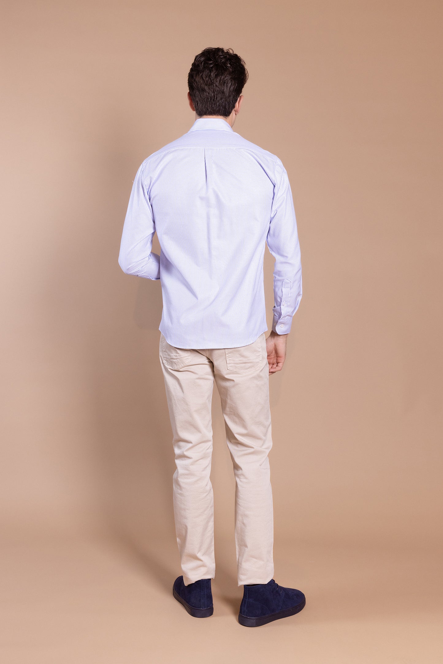 Camisa Rayas Oxford Azul Marino | Córdoba