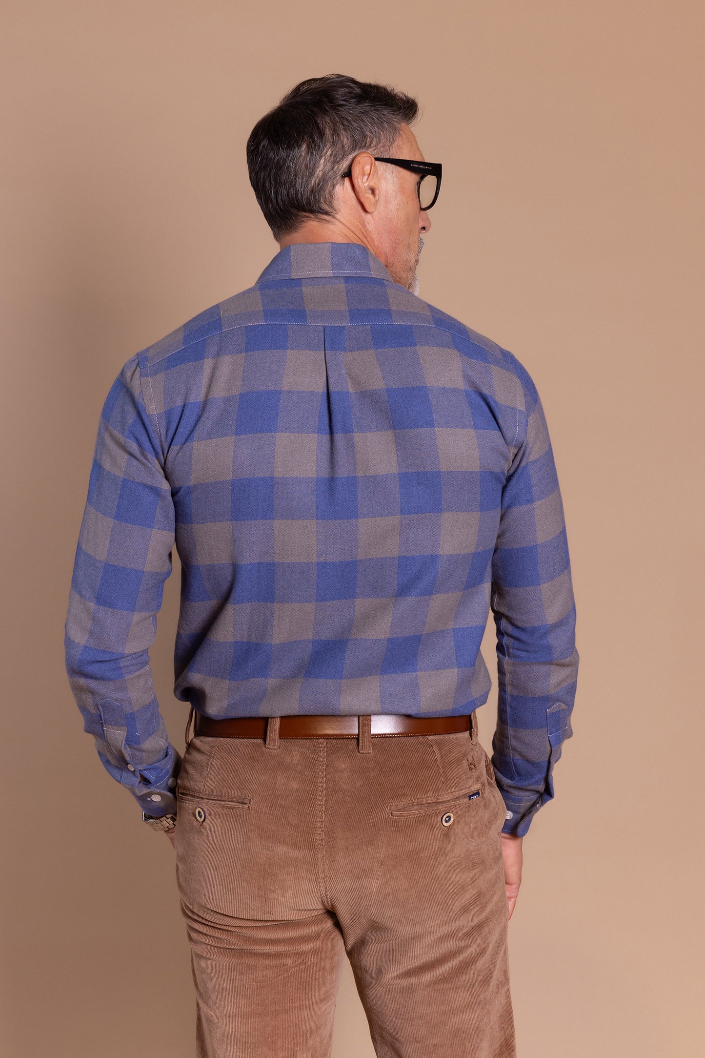 Camisa Franela Cuadro Tinta | Villares