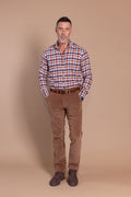 Camisa Franela Cuadro Gris Marrón | Esparragal
