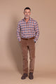 Camisa Franela Cuadro Gris Marrón | Esparragal