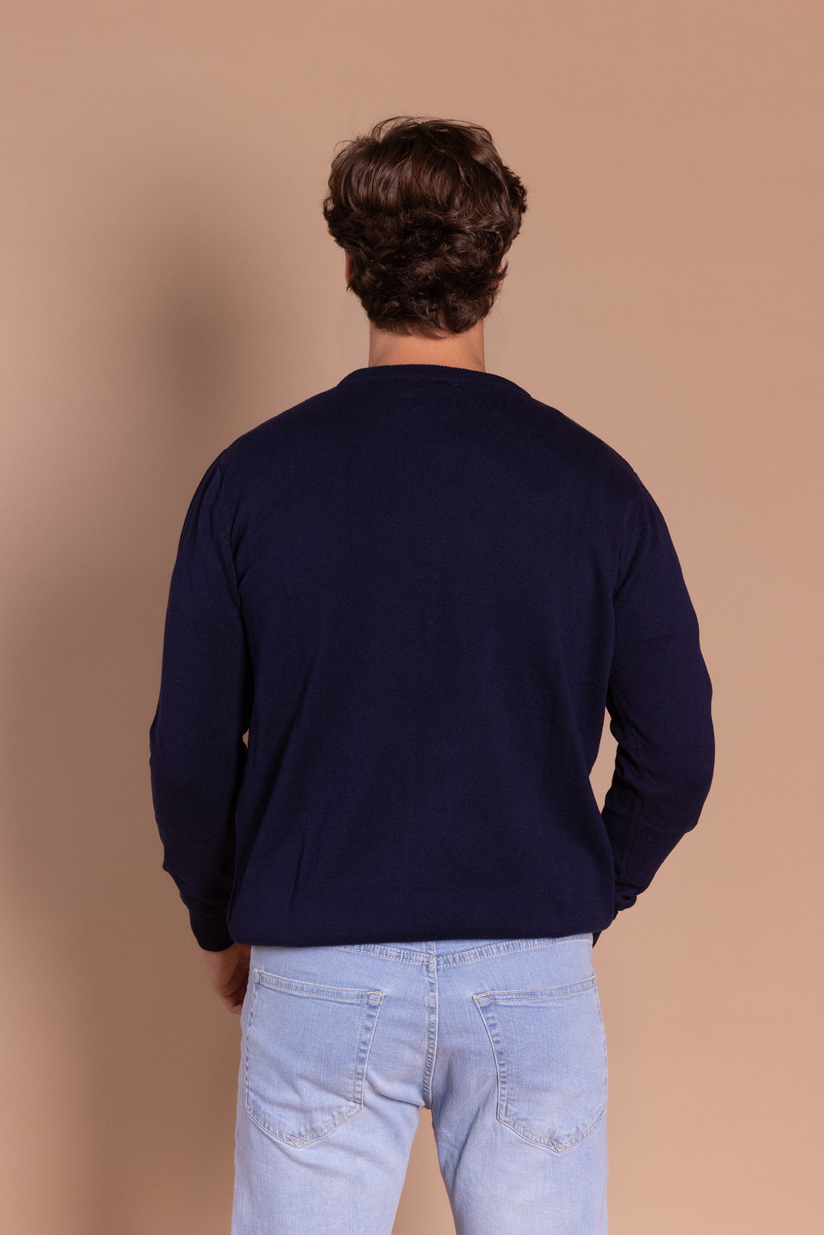 Jersey Cangrejito Intarsia Marino
