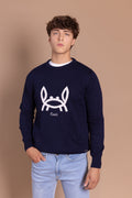 Jersey Cangrejito Intarsia Marino