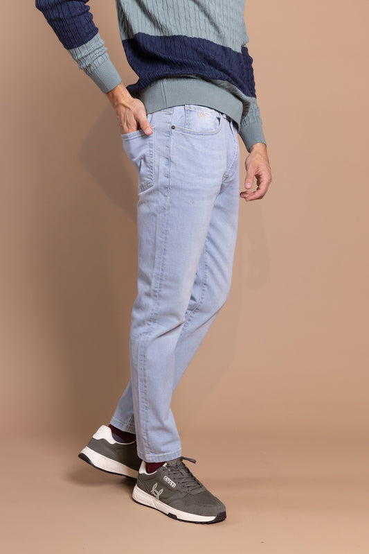 Vaquero Elástico Regular Fit Azul Claro | Cody
