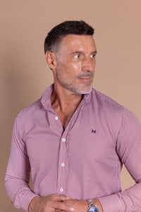 Camisa Vichy Burdeos | Azores