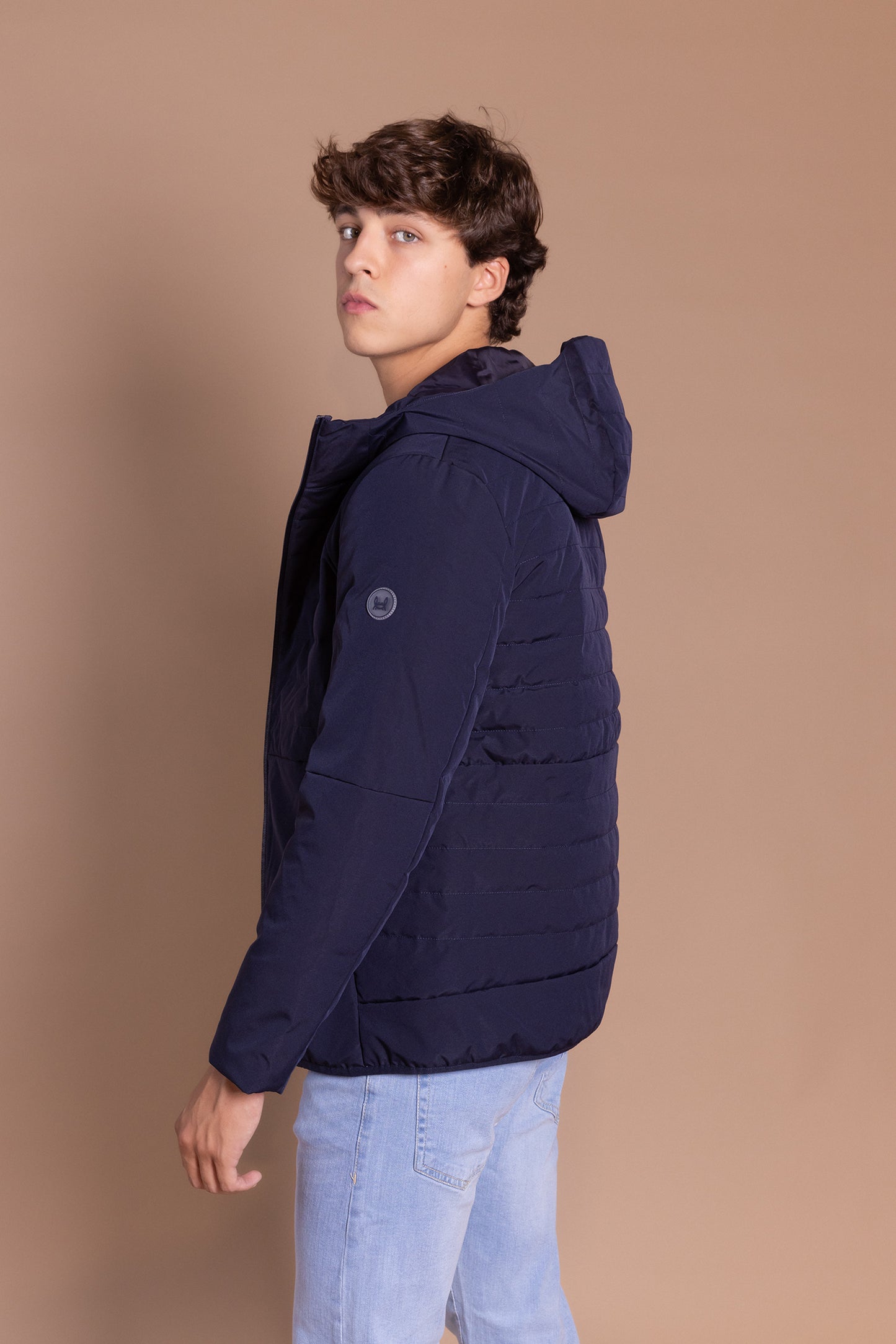 Chaqueta Técnica Capucha Marino | Annapurna