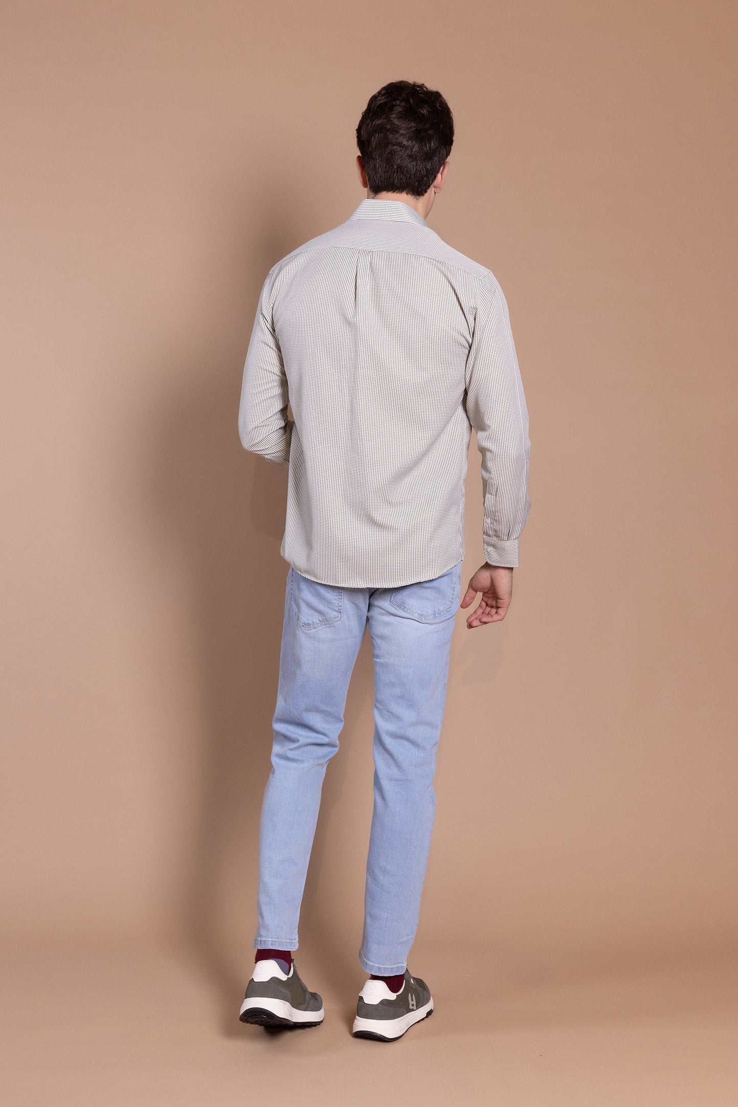 Camisa Vichy Kaki | Azores