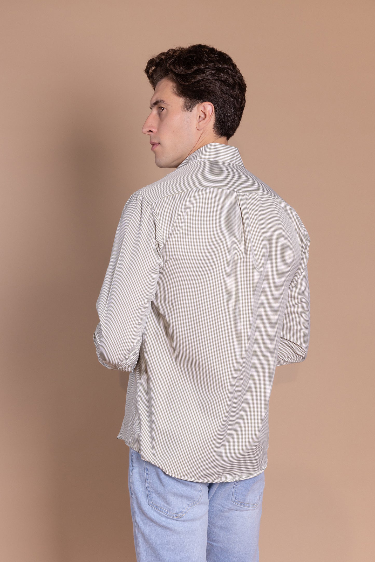 Camisa Vichy Kaki | Azores