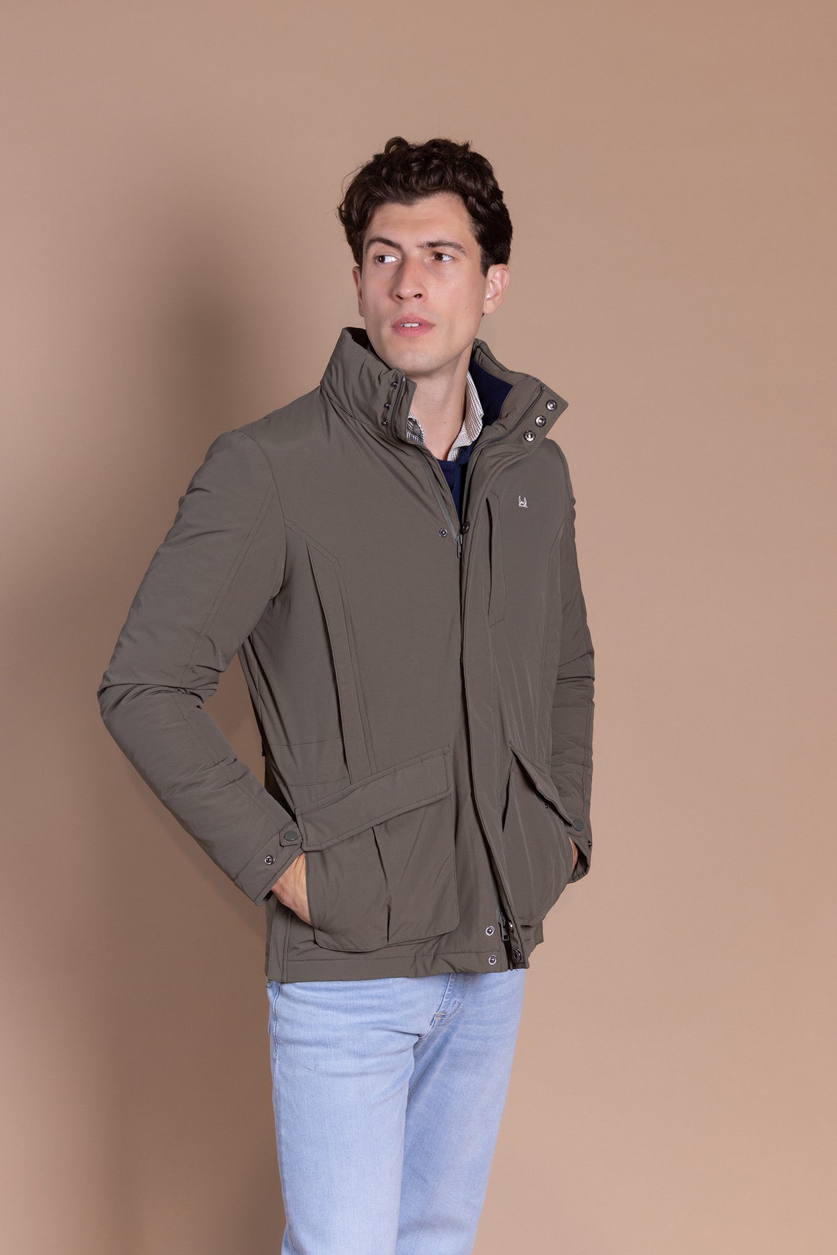 Parka Técnica Bolsillos Verde | Everest