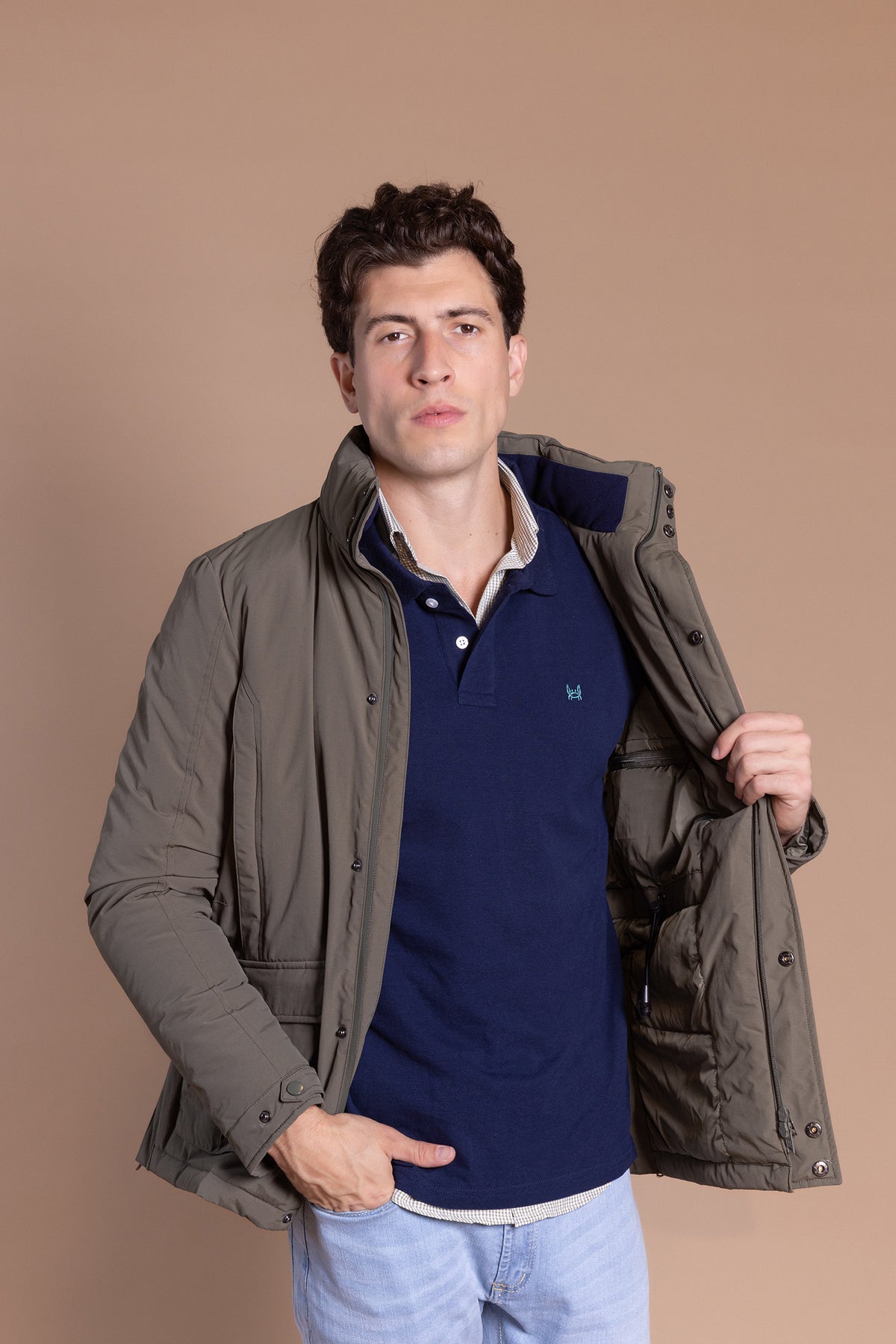 Parka Técnica Bolsillos Verde | Everest