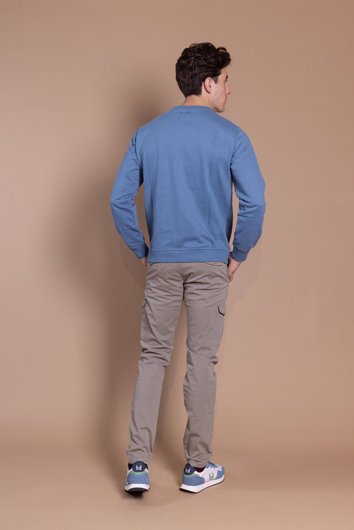 Sudadera Básica Tacto Melocotón Ácido