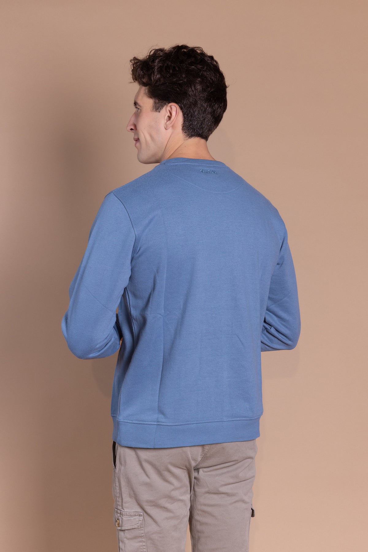 Sudadera Básica Tacto Melocotón Ácido