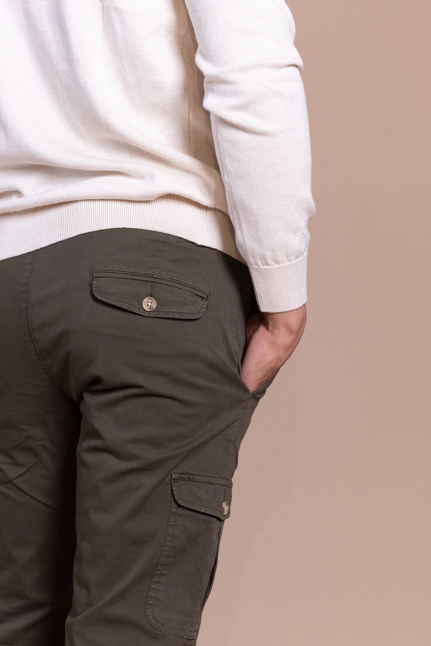 Pantalón Cargo Verde Militar