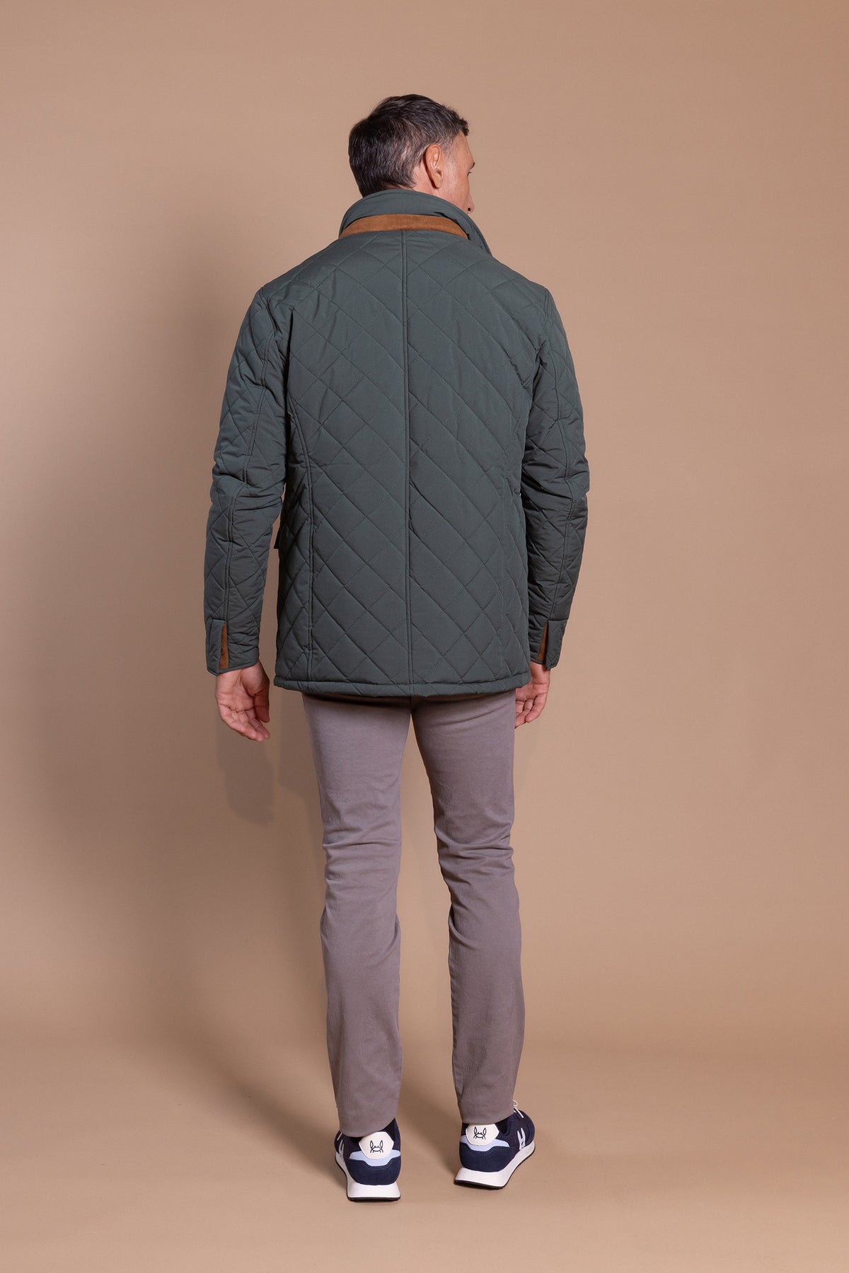 Chaqueta Husky Rombos Verde