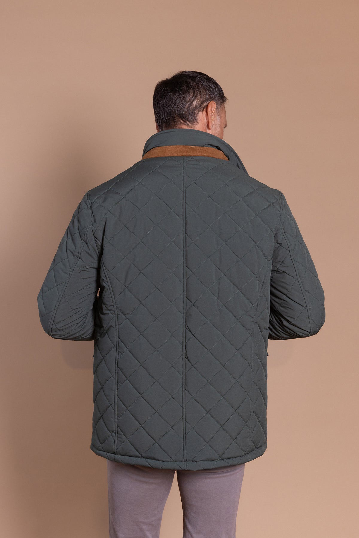 Chaqueta Husky Rombos Verde