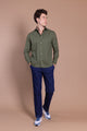 Camisa Oxford Kaki | Garment Dyed