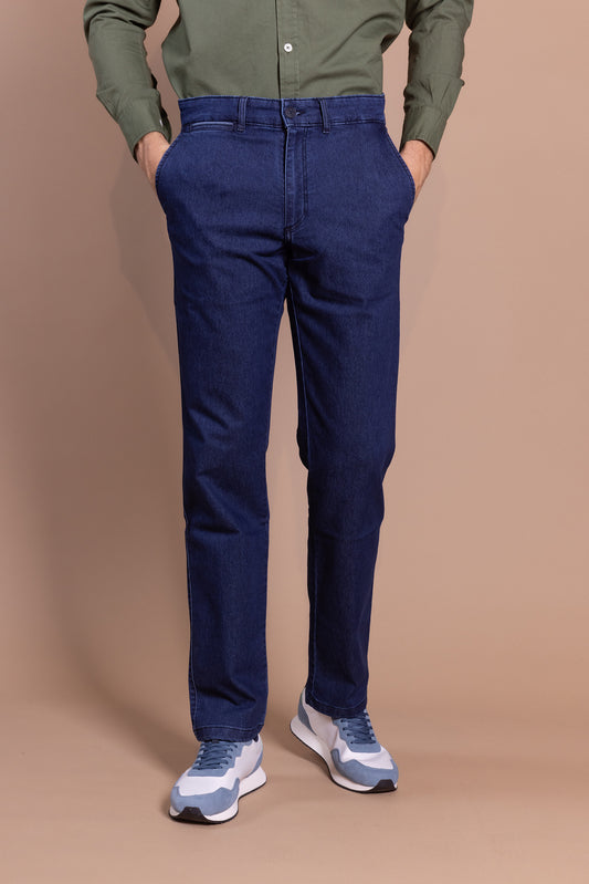 Pantalón Chino Elástico Vaquero