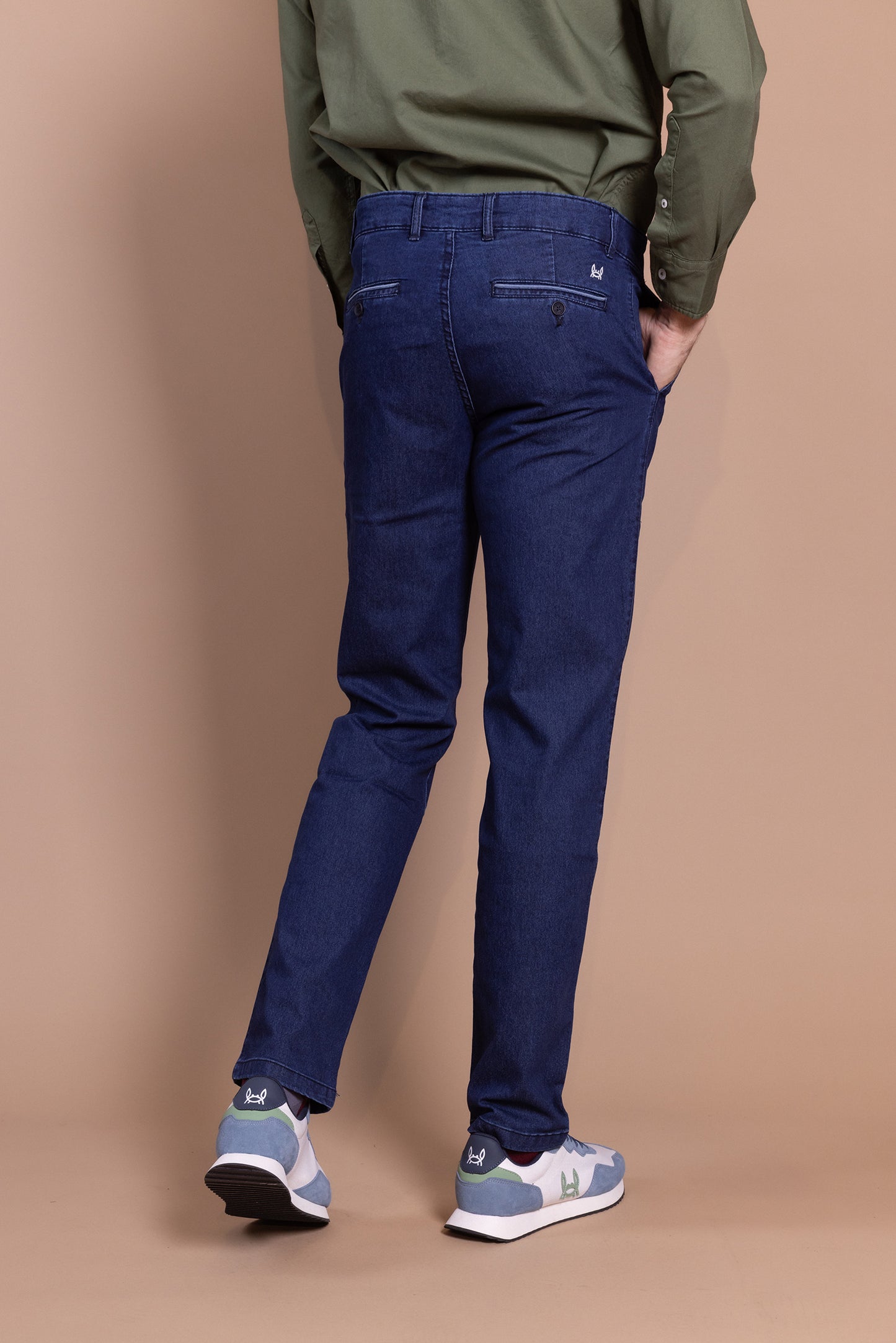 Pantalón Chino Elástico Vaquero