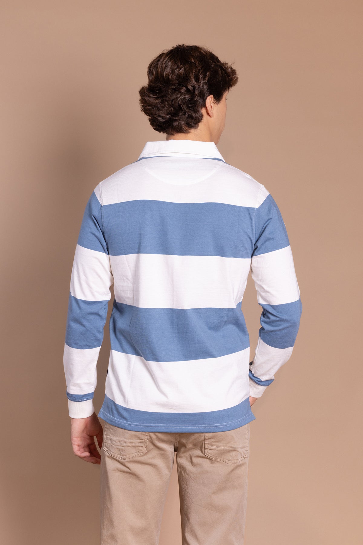 Polo Rugby Ácido Crema