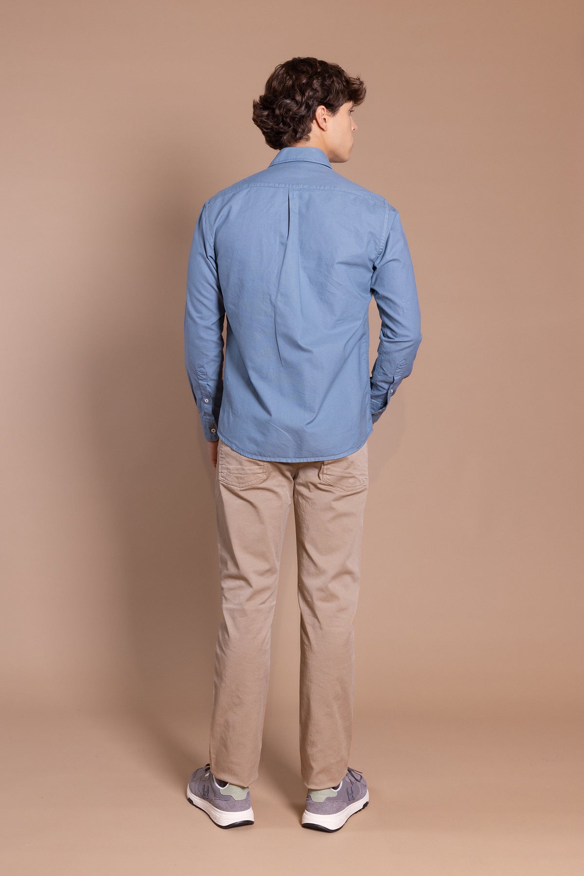 Camisa Oxford Azul | Garment Dyed