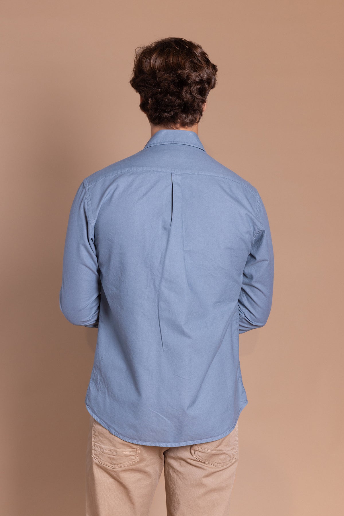 Camisa Oxford Azul | Garment Dyed