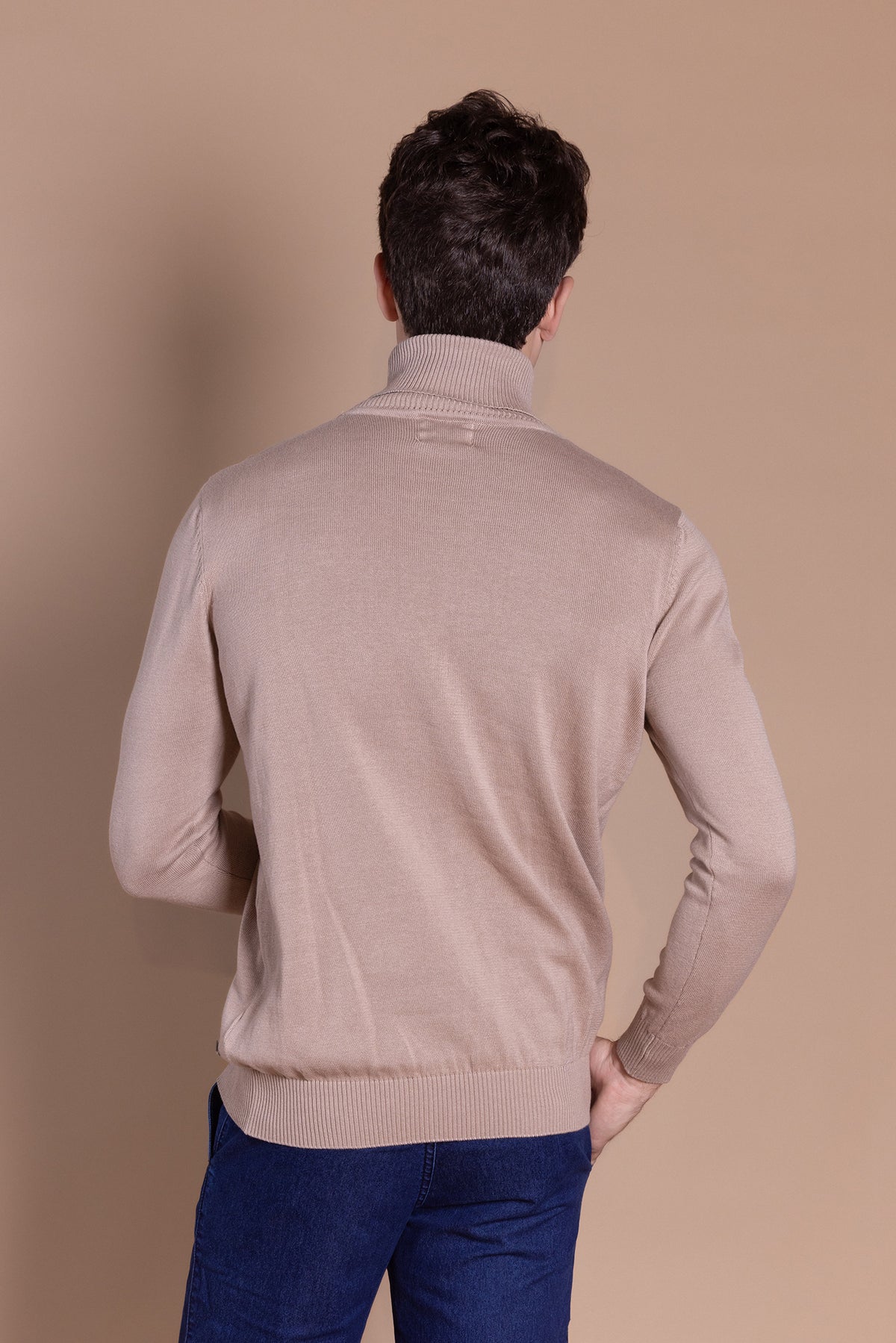 Jersey Cuello Cisne Beige