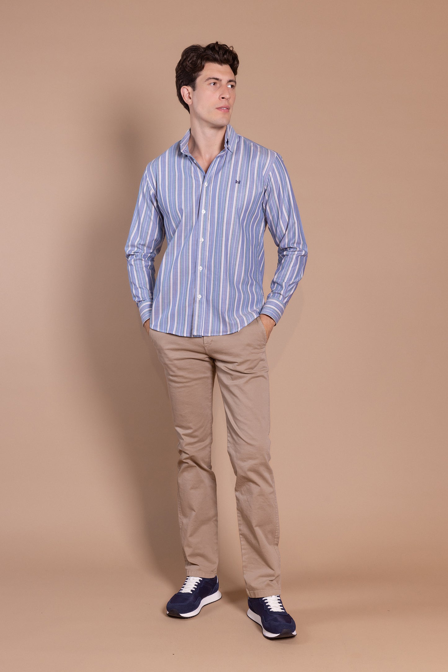 Camisa Rayas Azul | Cañuelo