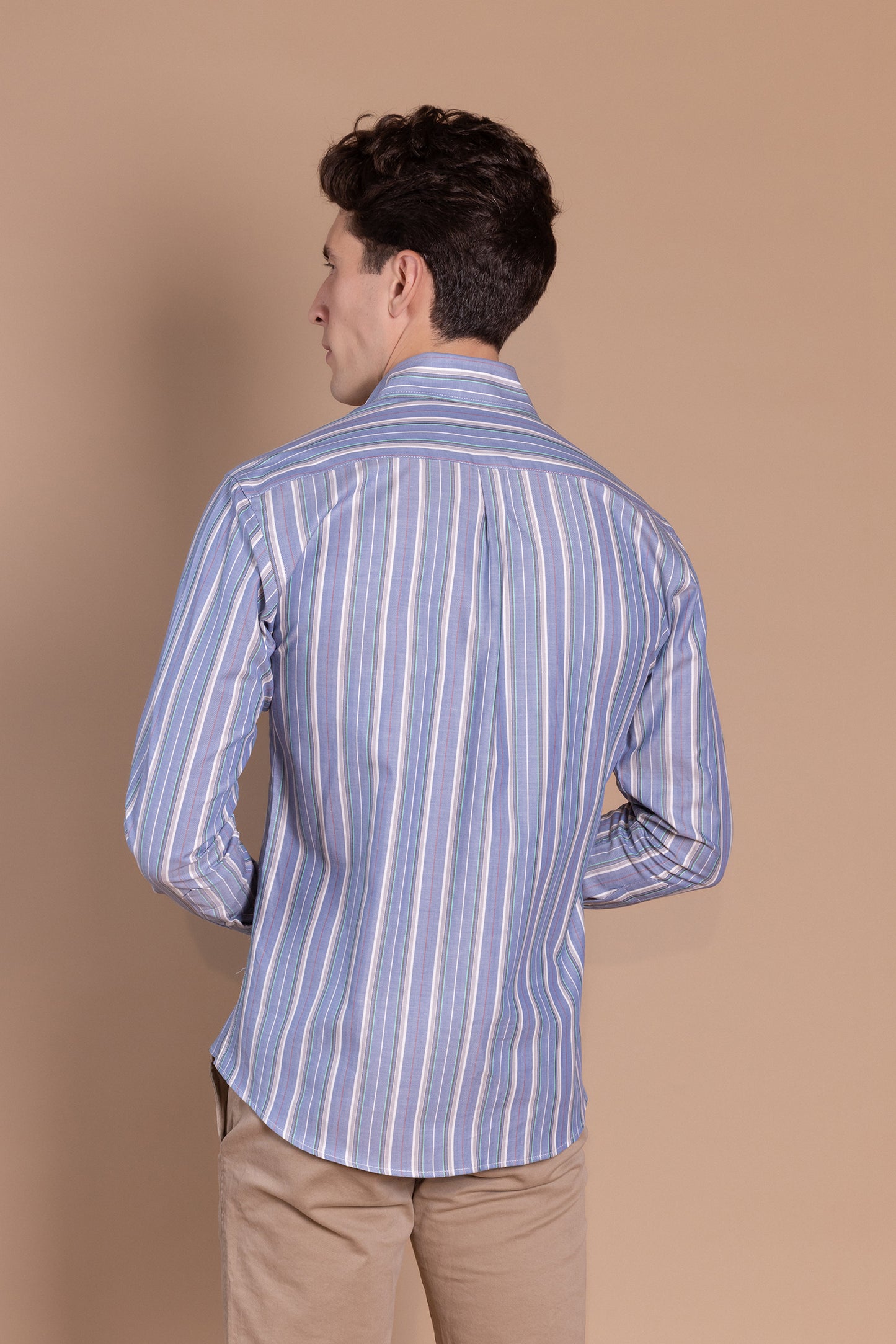Camisa Rayas Azul | Cañuelo