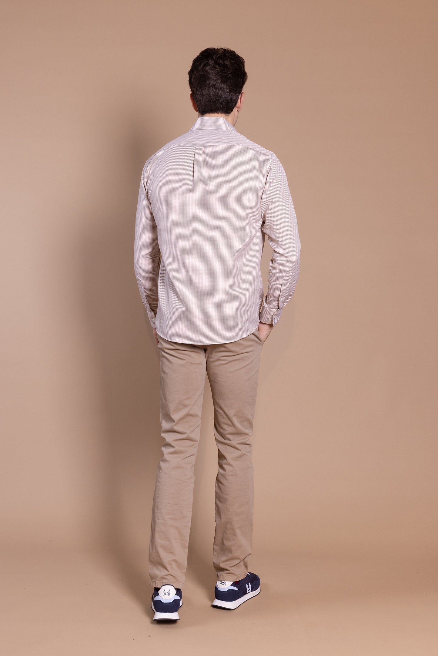Camisa Vichy Beige | Azores