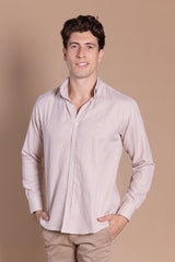 Camisa Vichy Beige | Azores