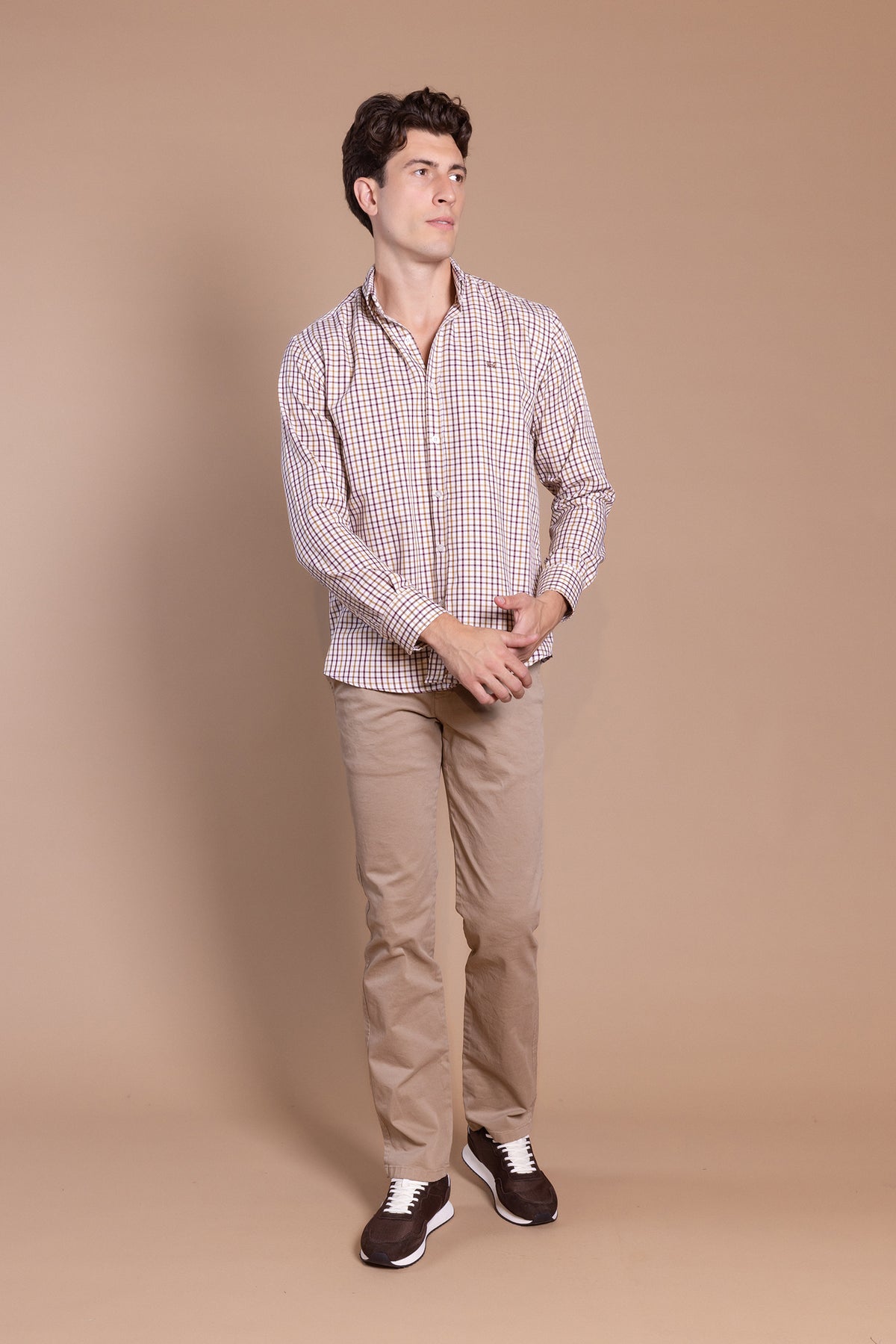 Camisa Villela Marrón Albero | Cabra