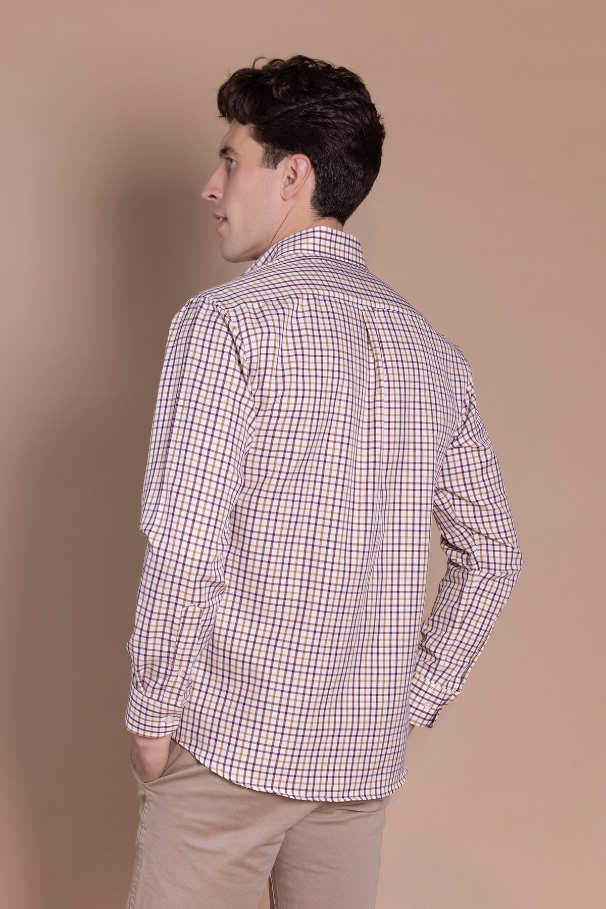 Camisa Villela Marrón Albero | Cabra