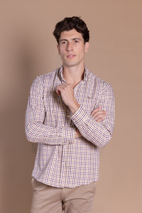 Camisa Villela Marrón Albero | Cabra