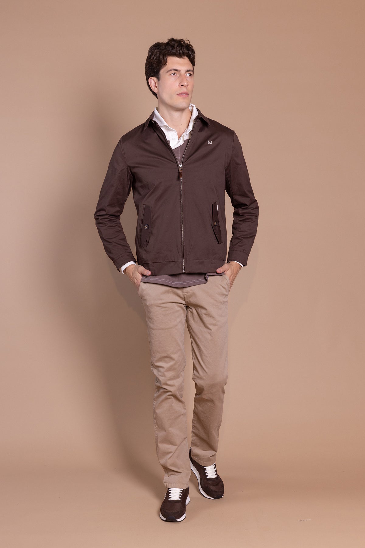 Chaqueta Algodón Ligera Marrón | Teide