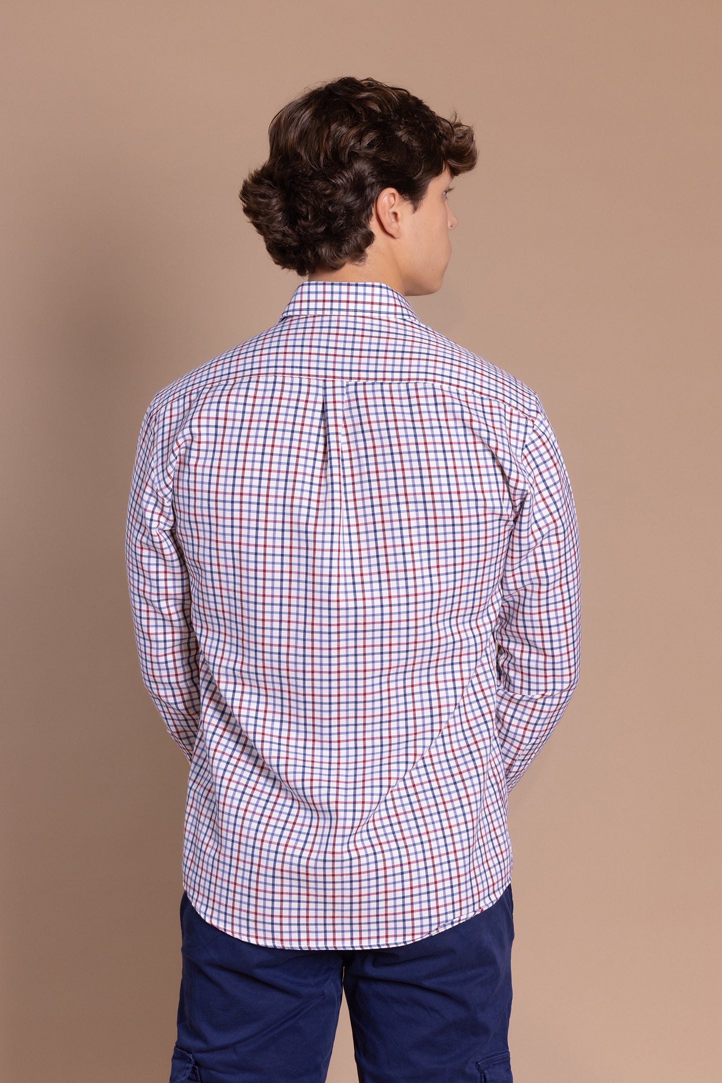 Camisa Villela Marino Burdeos | Cabra