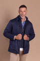 Gabardina Desmontable Azul Marino