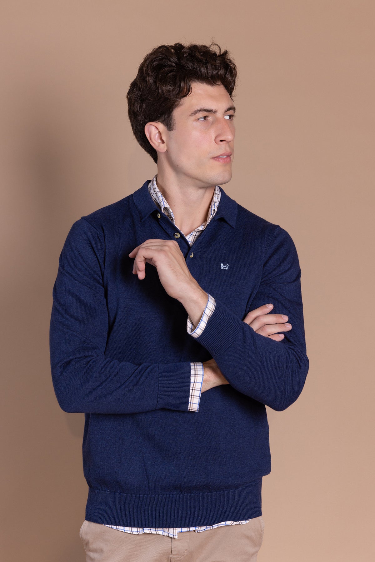 Jersey Polo Azul Marino