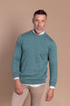 Jersey Básico Cuello Redondo Verde Medio