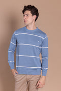 Jersey Raya Horizontal Azul Ácido