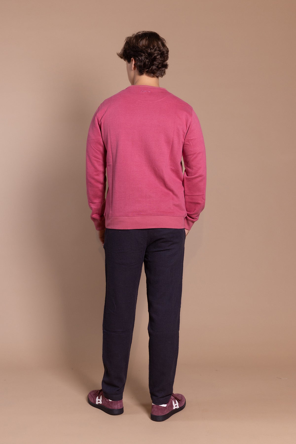 Sudadera Básica Tacto Melocotón Cereza
