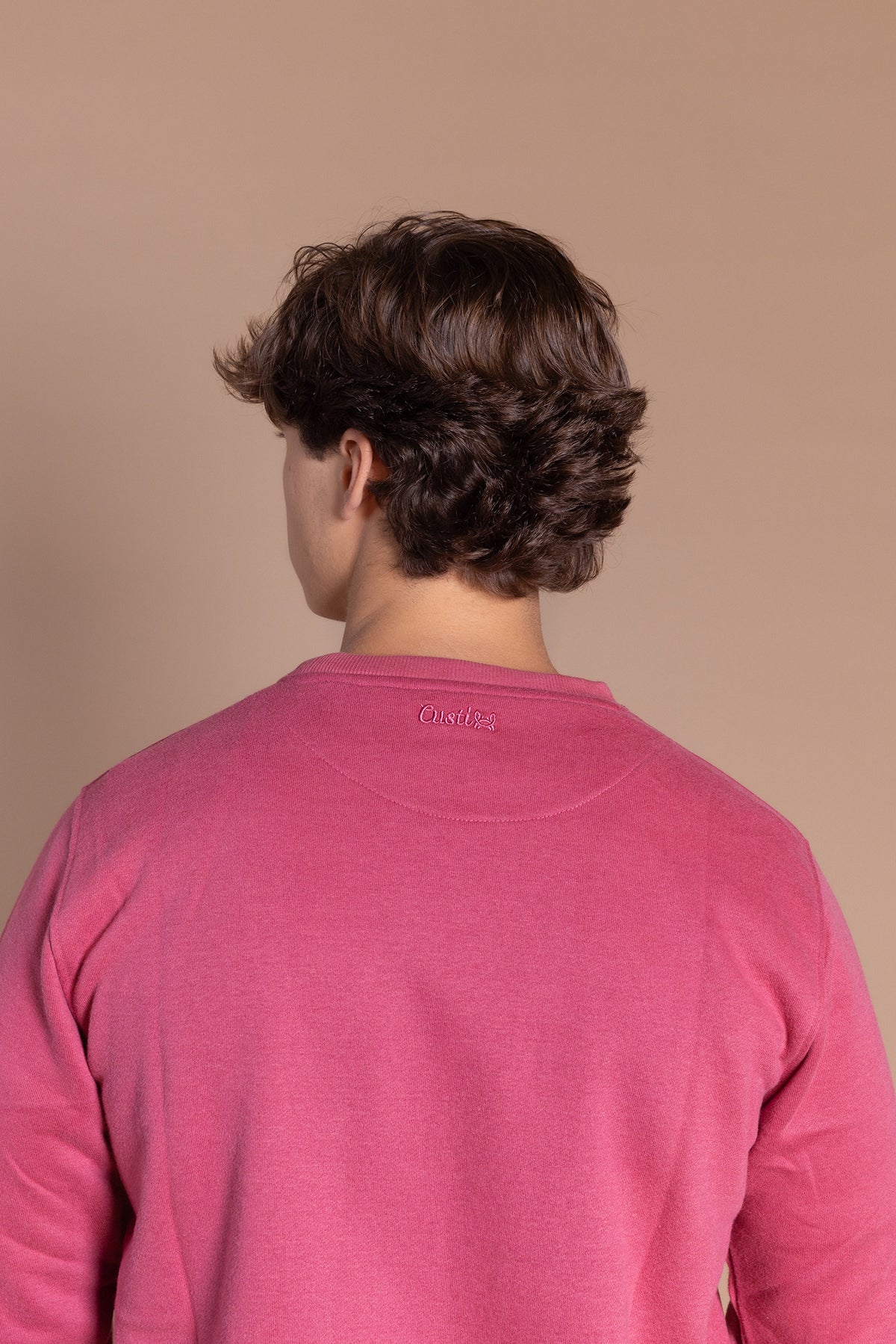 Sudadera Básica Tacto Melocotón Cereza