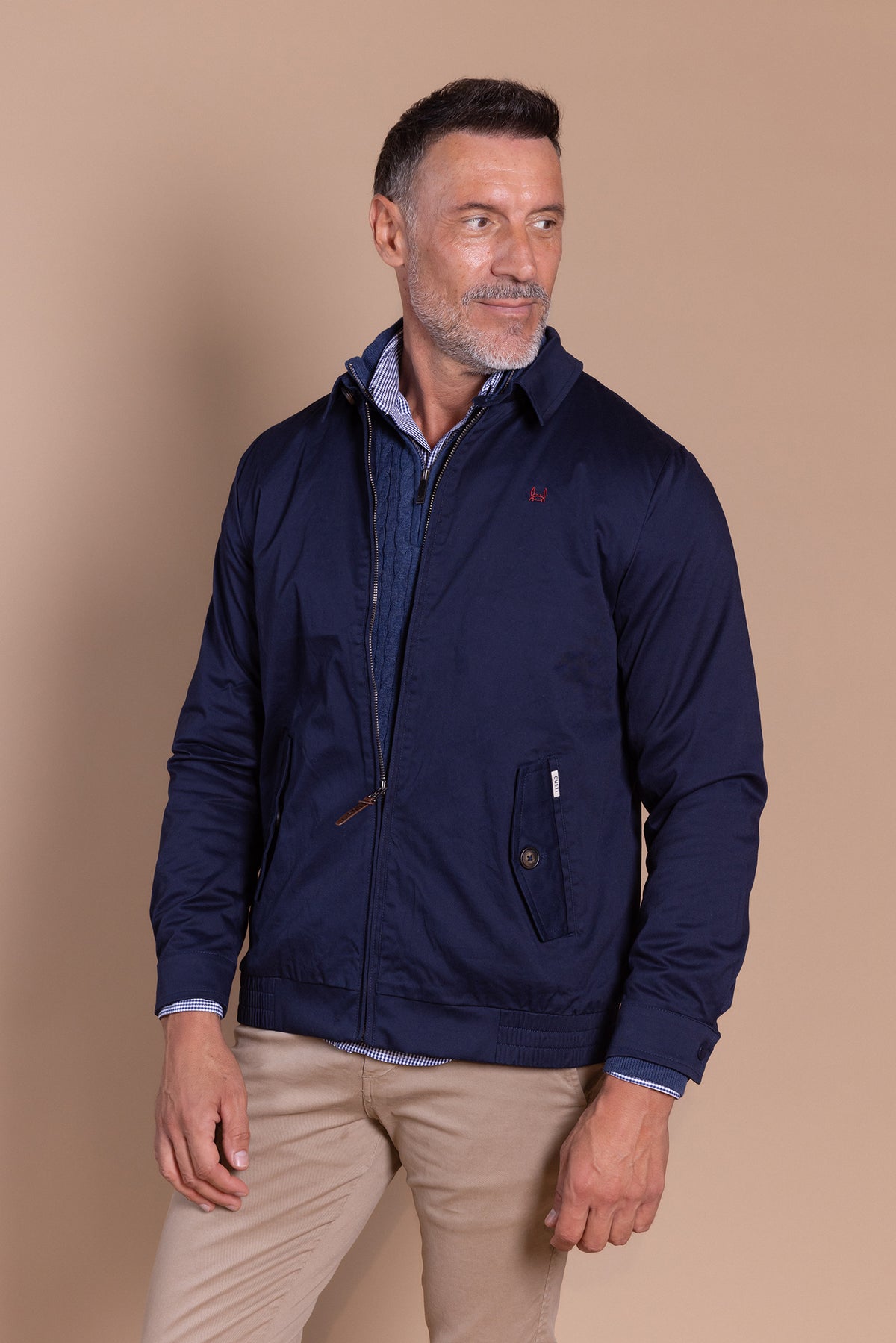 Chaqueta Algodón Ligera Azul Marino | Teide