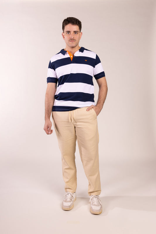 Pantalón Dobby Beige