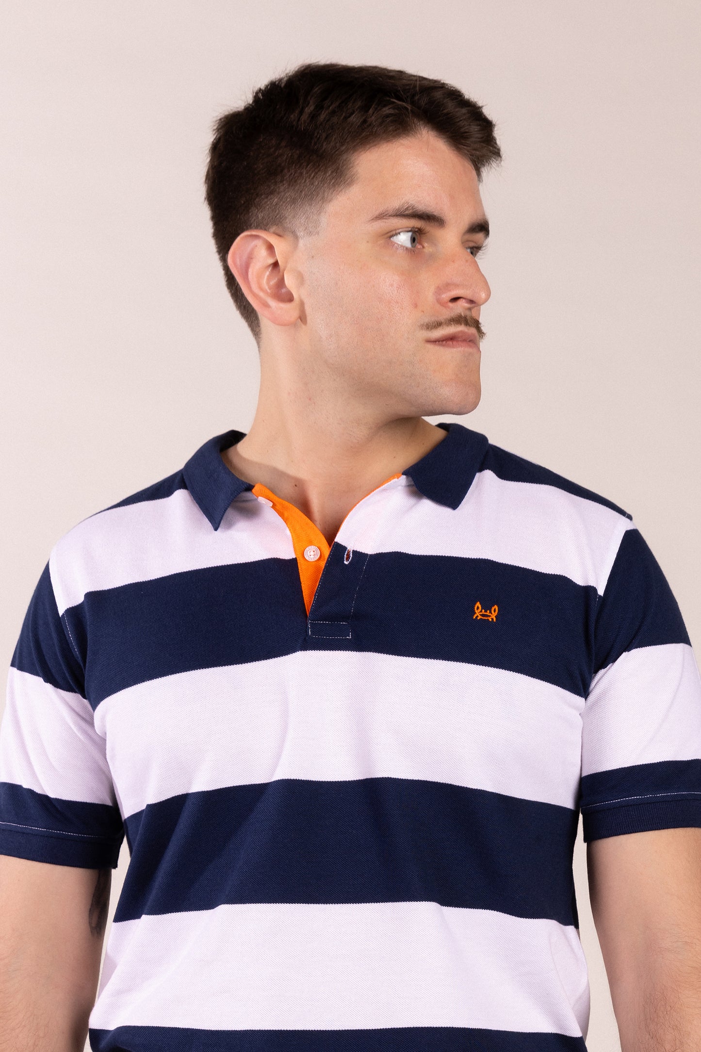 Polo Rayas Azul Marino | Monaco